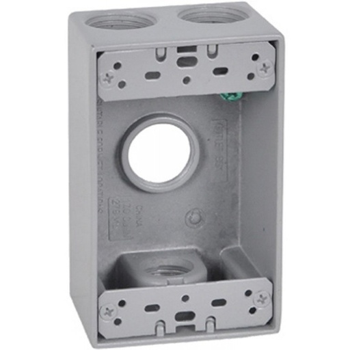 Electrical Outlet Box 1 Gang 4 Outlets